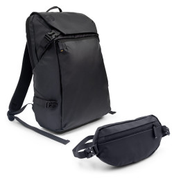 Plecak na laptopa 156" Air Gifts 2 w 1 saszetka zapinana w pasie | Chaundrise