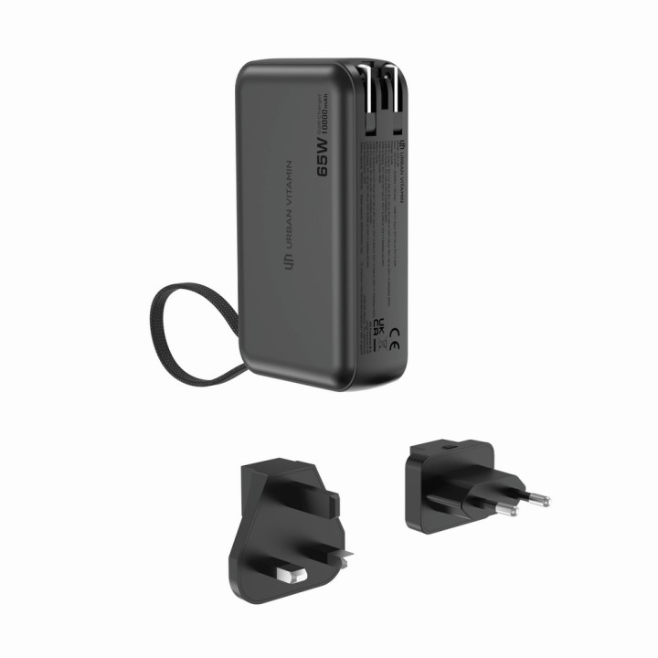 Ładowarka 2 w 1 power bank do laptopa 10000 mAh 65W Eureka