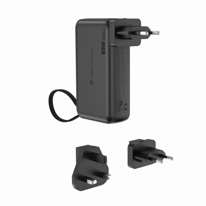 Ładowarka 2 w 1 power bank do laptopa 10000 mAh 65W Eureka