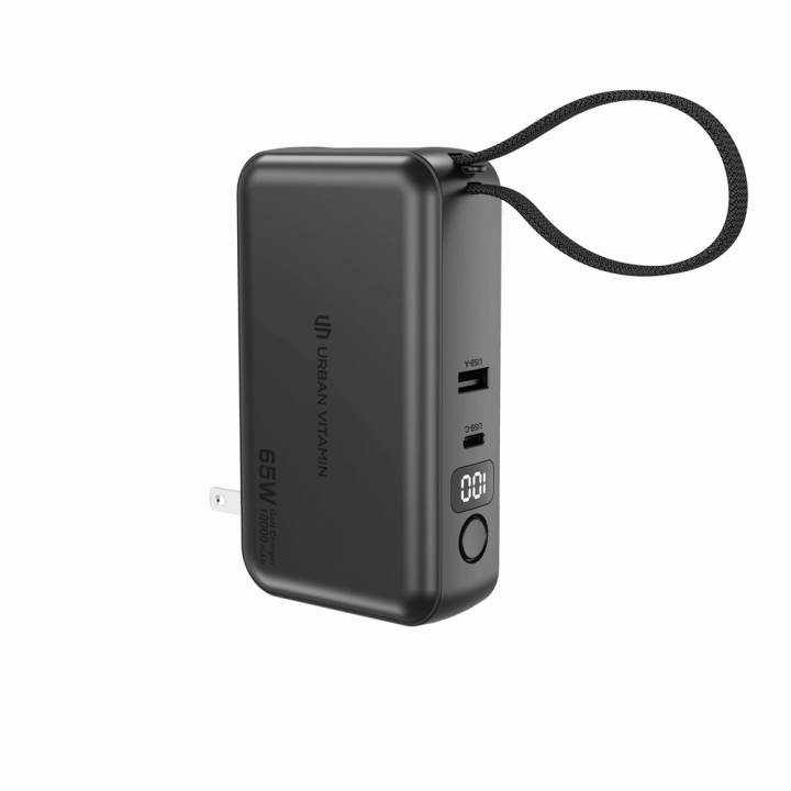 Ładowarka 2 w 1 power bank do laptopa 10000 mAh 65W Eureka