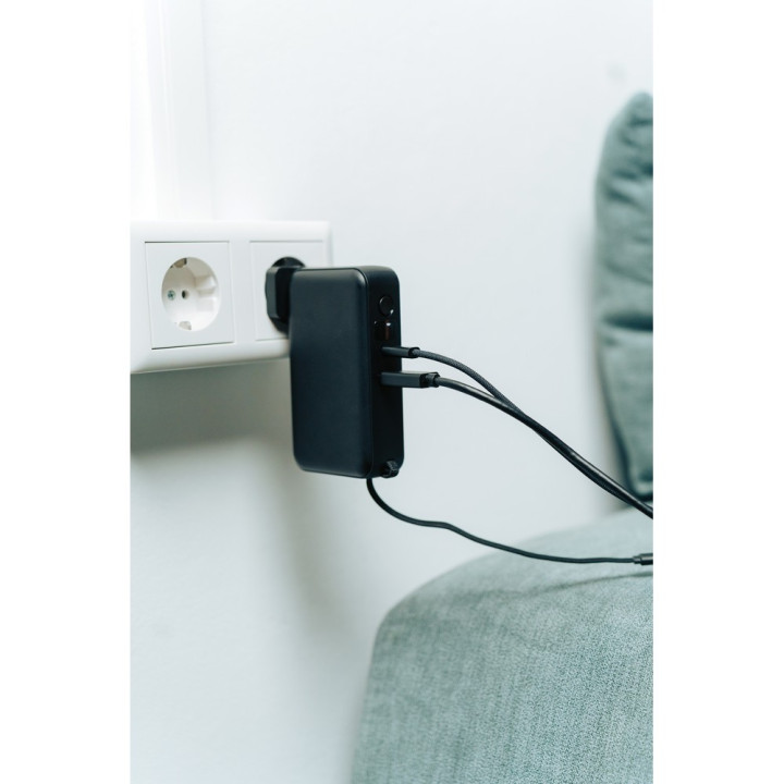 Ładowarka 2 w 1 power bank do laptopa 10000 mAh 65W Eureka