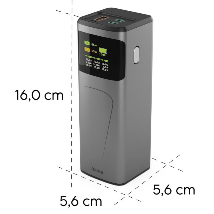 Power bank 20000 mAh Hama High Power 65W